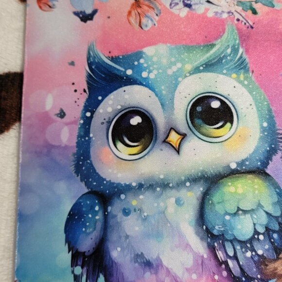 Owl Floral Computer Non Slip Custom Mouse Pad - Picture 5 of 9